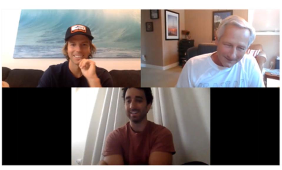 YouTube Stars Chad (upper left) & JT (bottom) spreading the stoke