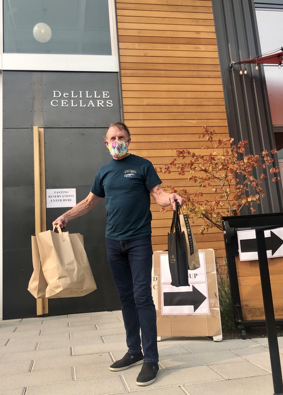 Date Night Dinners at DeLILLE Cellars are prepared by A Platinum Event Catering.