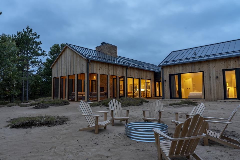Golf cottages at Sand Valley, WI