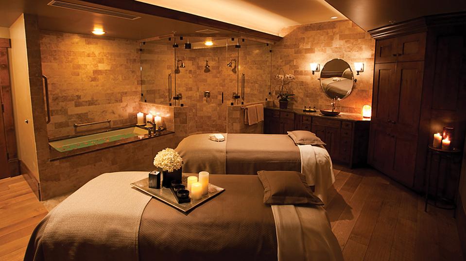 Spa treatment room