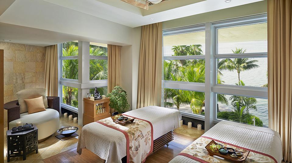 Spa treatment room