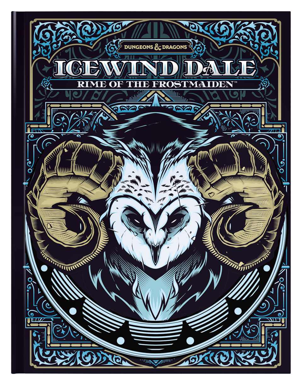 The alternative cover for Rime of the Frostmaiden.