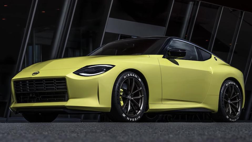 The new Z inherits design hints from the 240Z and 300ZX.