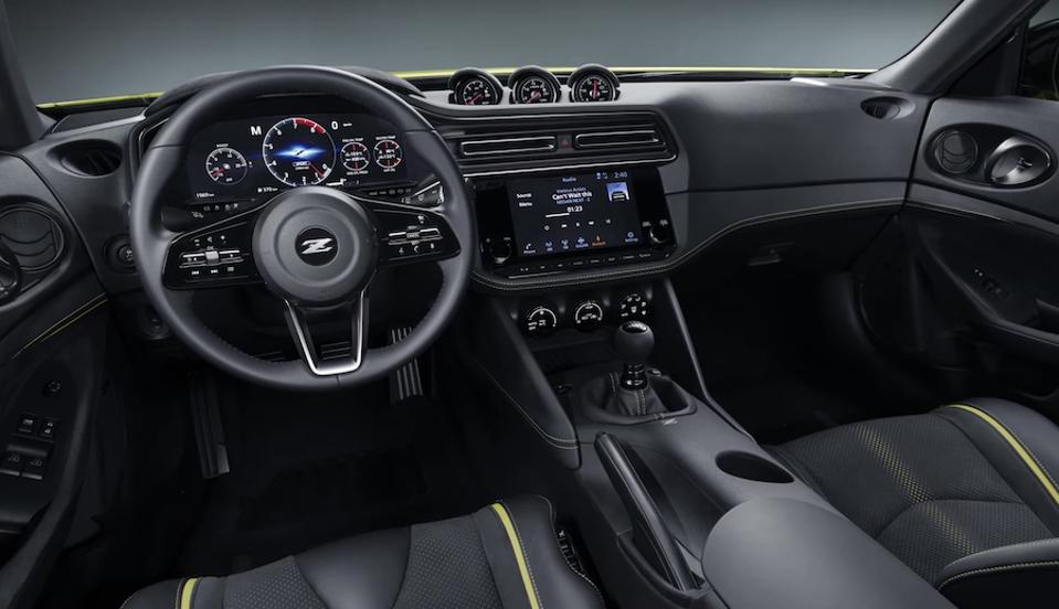The new Z gets state of the art digital interior.