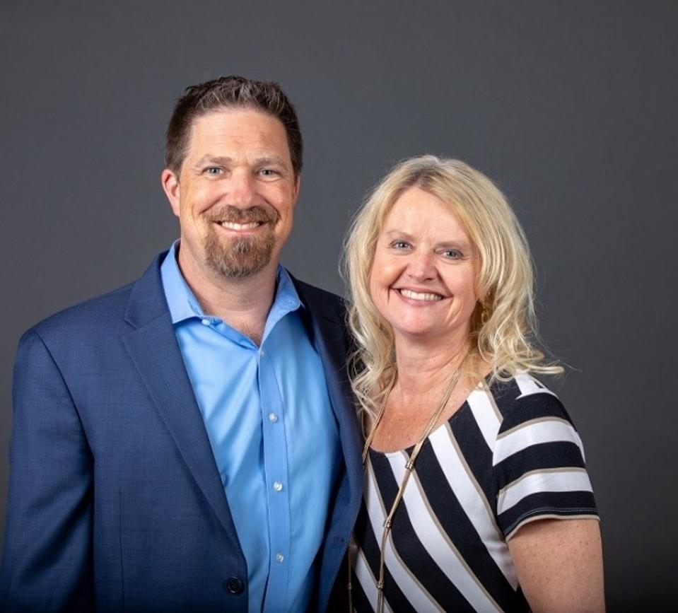 Kathryn and Michael K. Redman, founders of Half a Bubble Out
