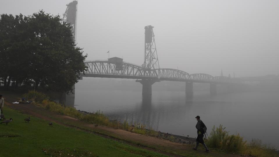 US-FIRES-POLLUTION-PORTLAND