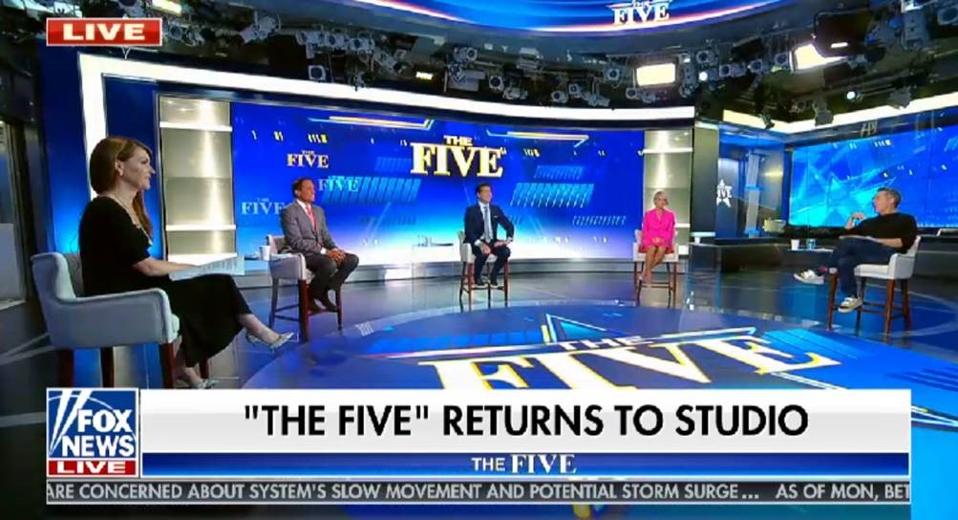 Fox News Channel S Red Hot The Five Returns To Studio