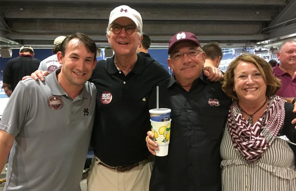Blue and Bill Reeves, of Starkville, Miss., and friends