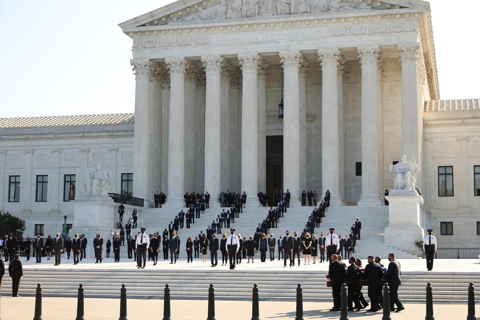 Ruth Bader Ginsburg Returns To U.S. Supreme Court For The Last Time, To