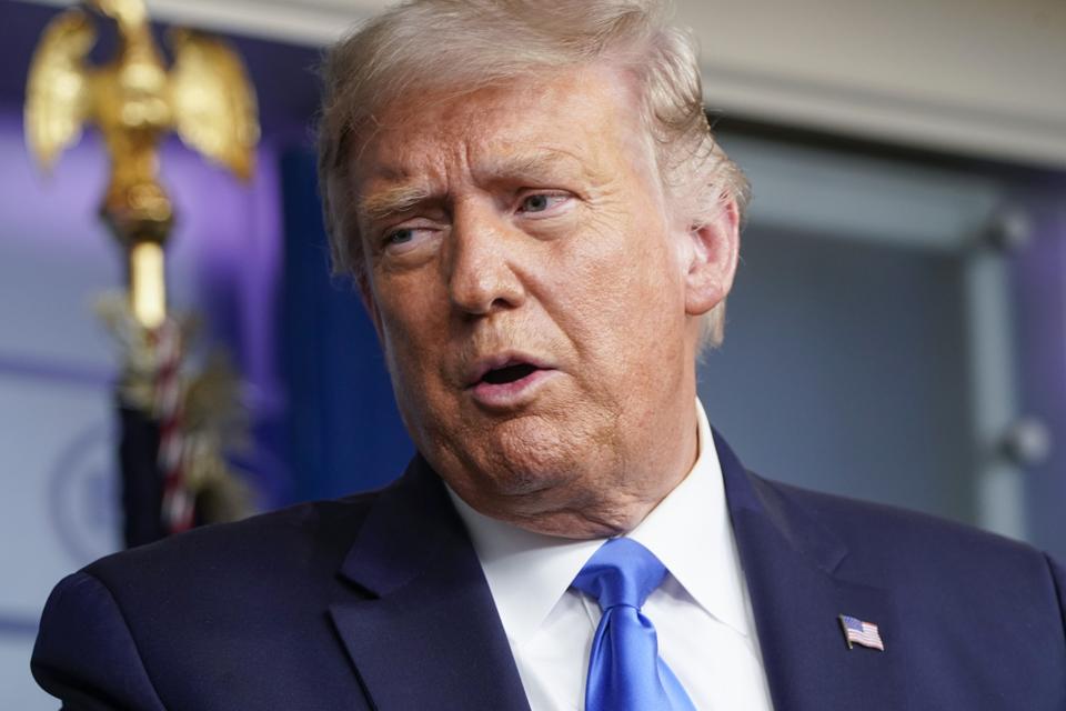 President Trump Holds A News Conference At The White House
