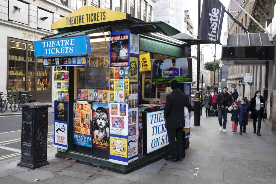 Theatre Tickets Booth In London