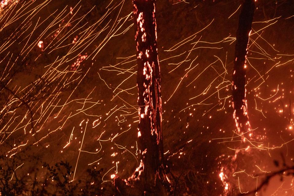 Bobcat Fire Continues To Burn In Southern California