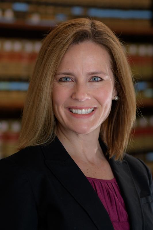 Profile shot of Amy Coney Barrett