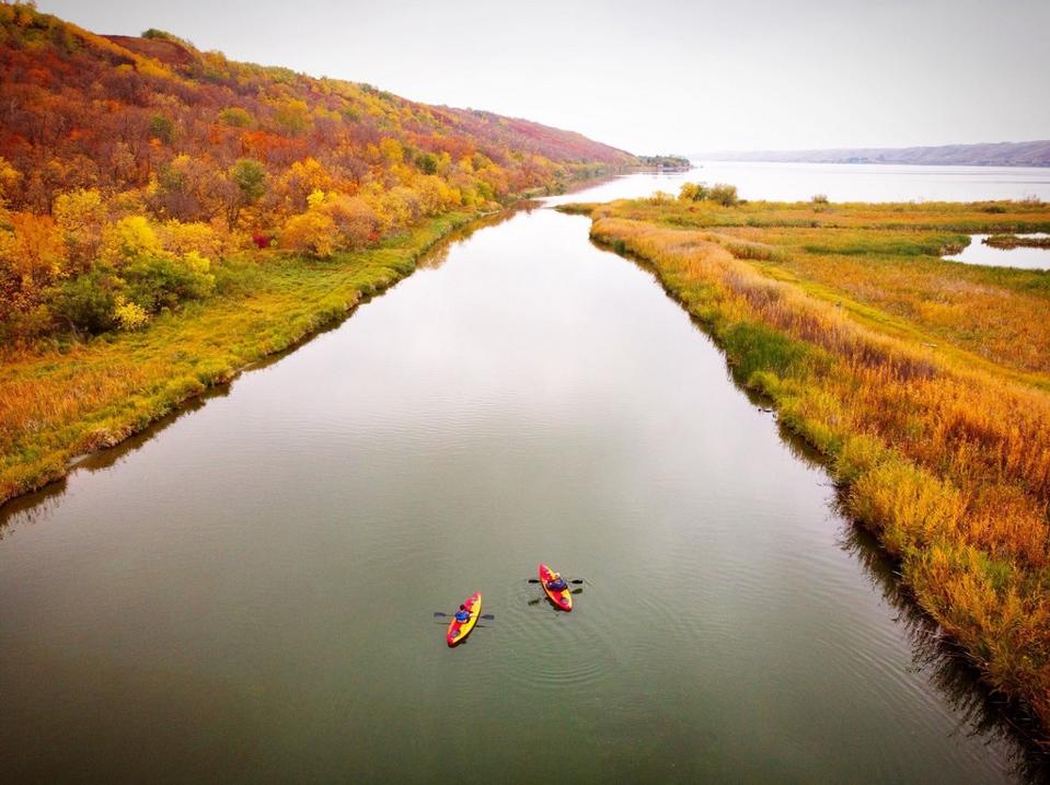 Katepwa Point Provincial Park fall foliage