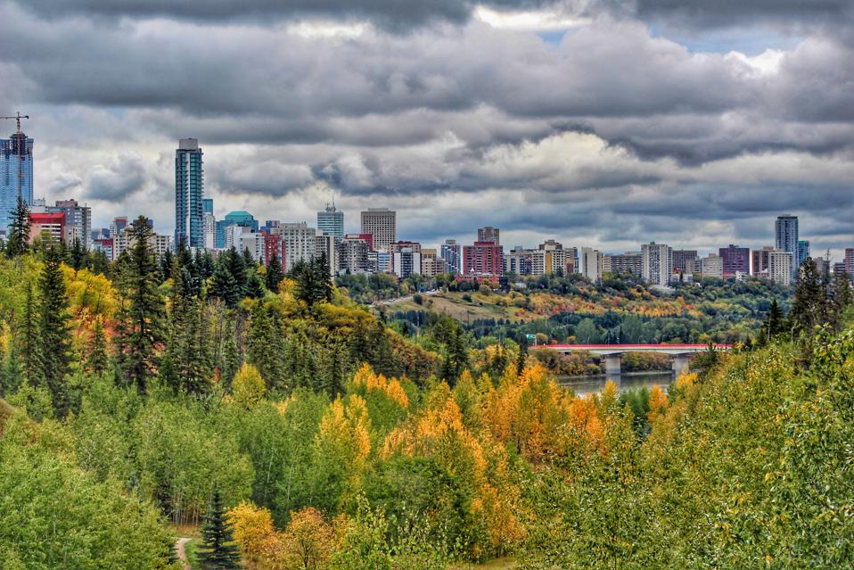 Edmonton fall foliage Canada best folliage