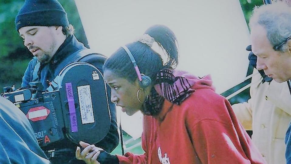 Felicia D. Henderson directing on the set of Soul Food