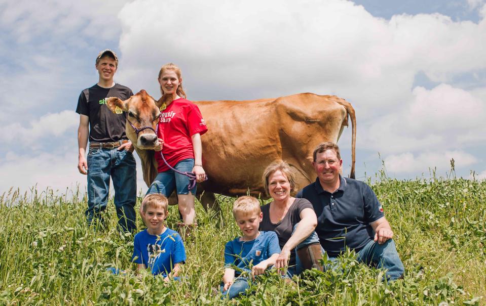 Peckham Family in Woodstock, CT, one of the farm families who owns Cabot Creamery Co-op