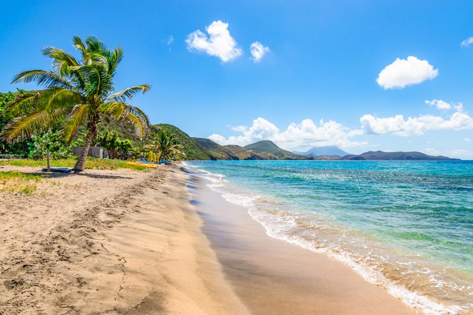 Playa de St Kitts y Nevis