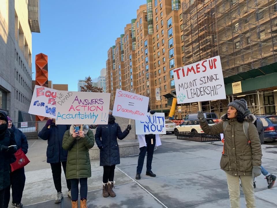 Gender discrimination and sexual harassment lawsuit Mount Sinai Icahn School of Medicine