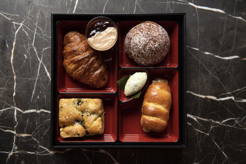 pastry bento box at Kimika