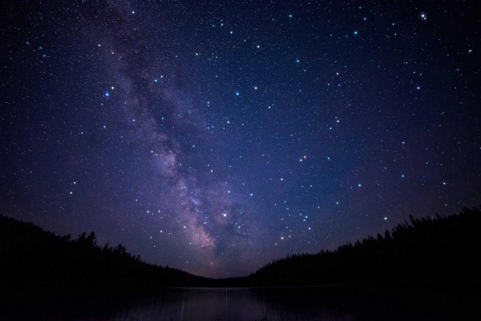The Milky Way over North Cascades.