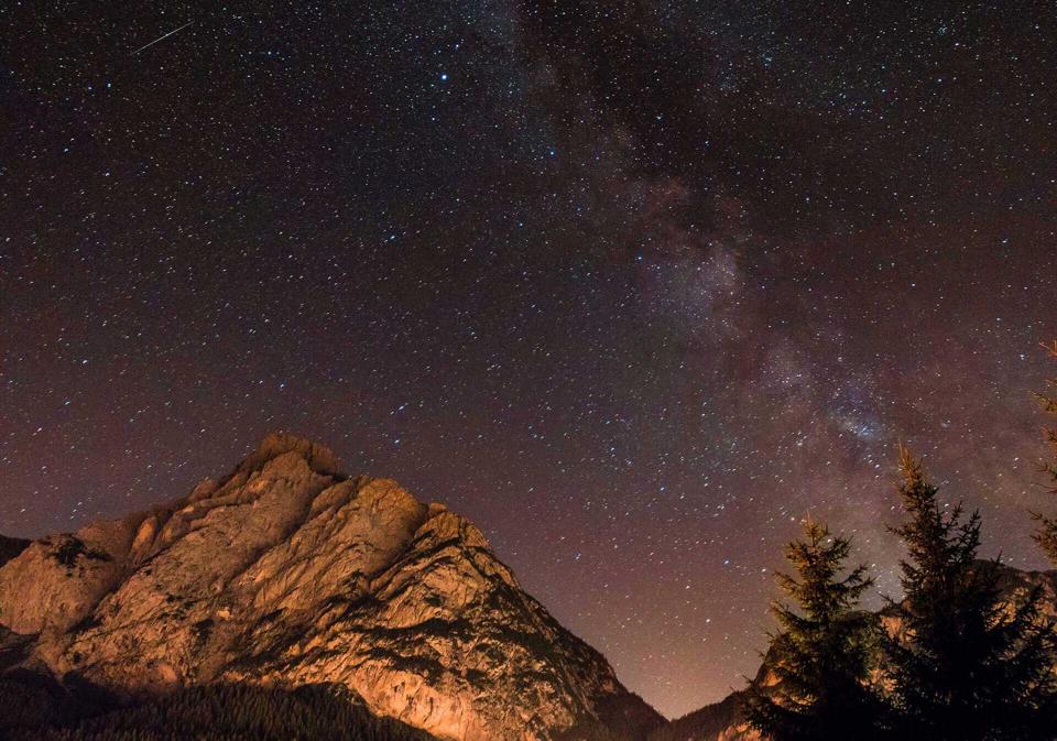 Stars above the Guadeloupe Mountains