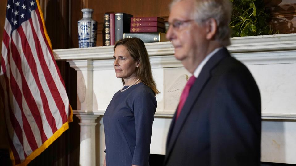 Senators meet with Supreme Court Candidate Amy Coney Barrett