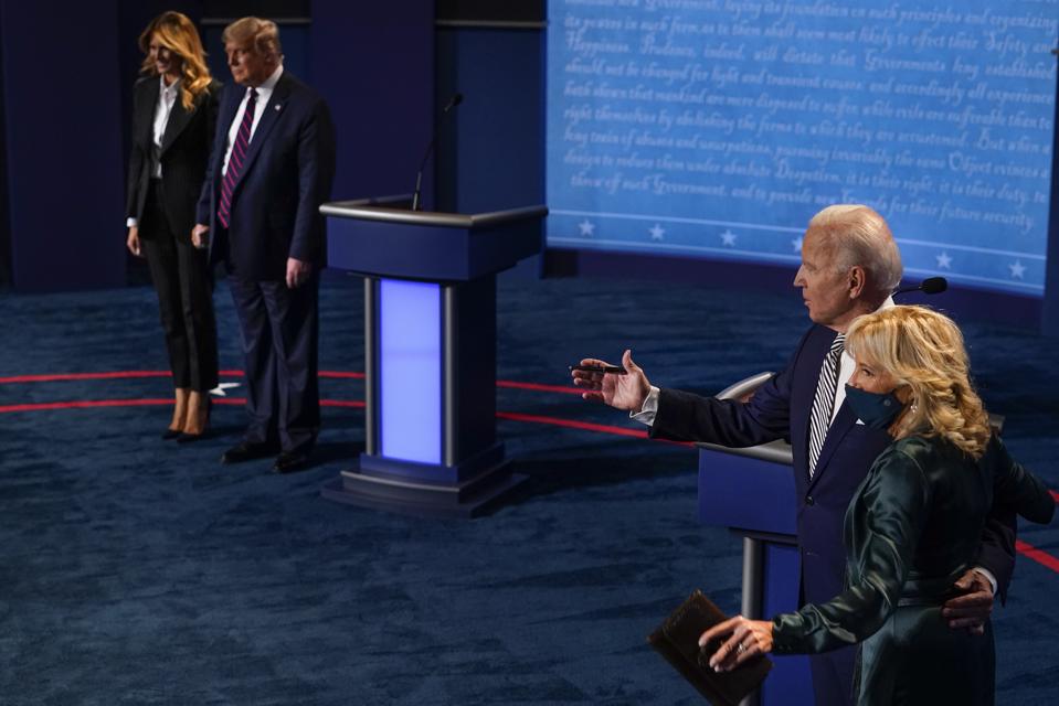 Donald Trump And Joe Biden Participate In First Presidential Debate