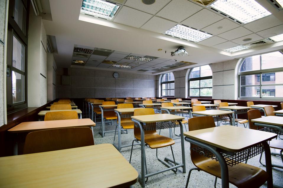 empty classroom, college board, SAT cancellation
