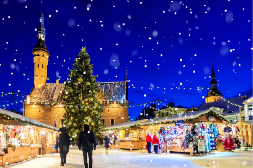 Marché de Noël à Tallinn, Estonie