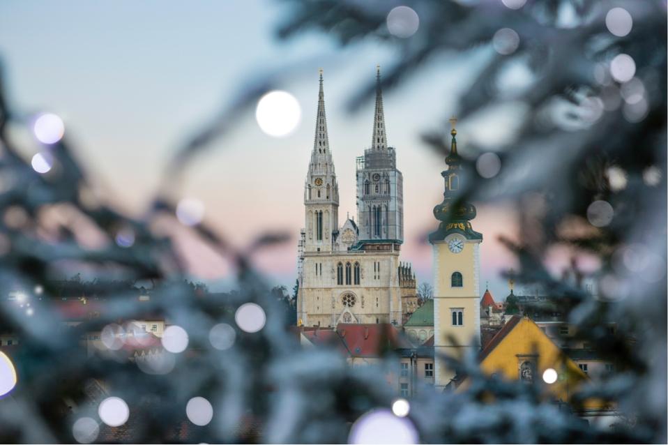 Beste Weihnachten in Zagreb, Kroatien