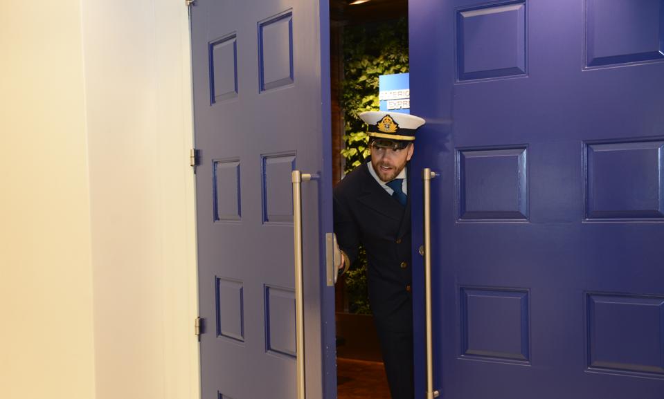 American Express And Joel McHale Kick-Off Seven Days Of ″Amex Cheer″ At The Centurion Lounge In Las Vegas, December 14