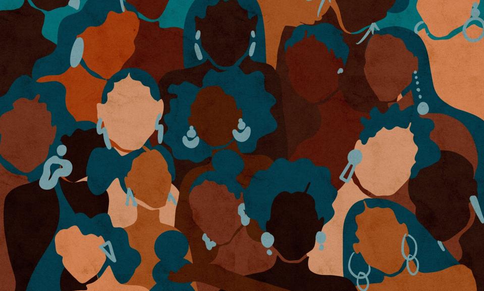 Reyna Noriega, ″Aquawomxn,″ 2020, detail, for LIFEWTR Black Art Rising.