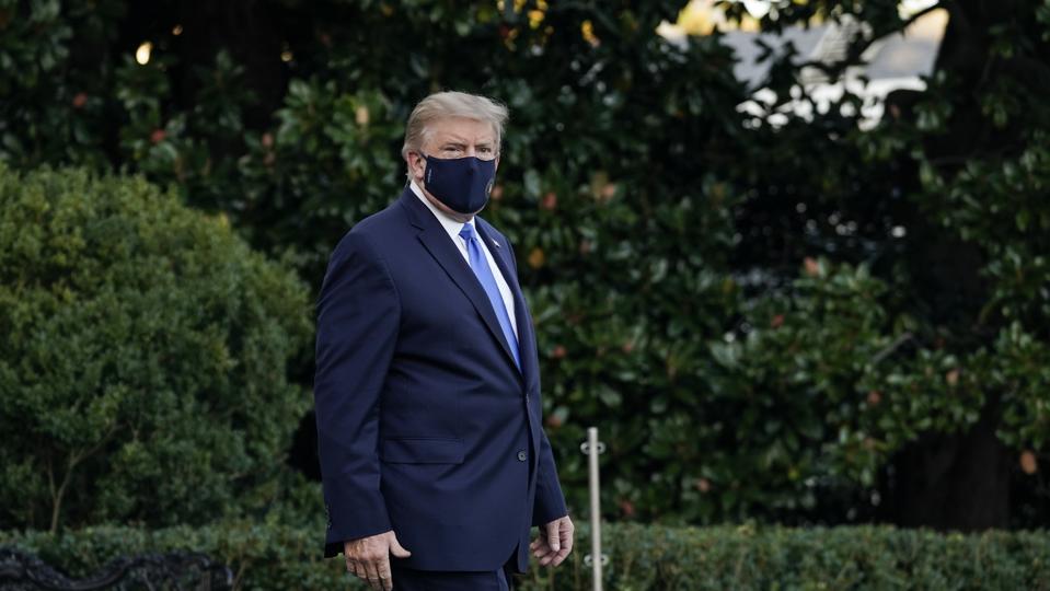 Trump Departs White House For Walter Reed Medical Center After COVID-19 Diagnosis