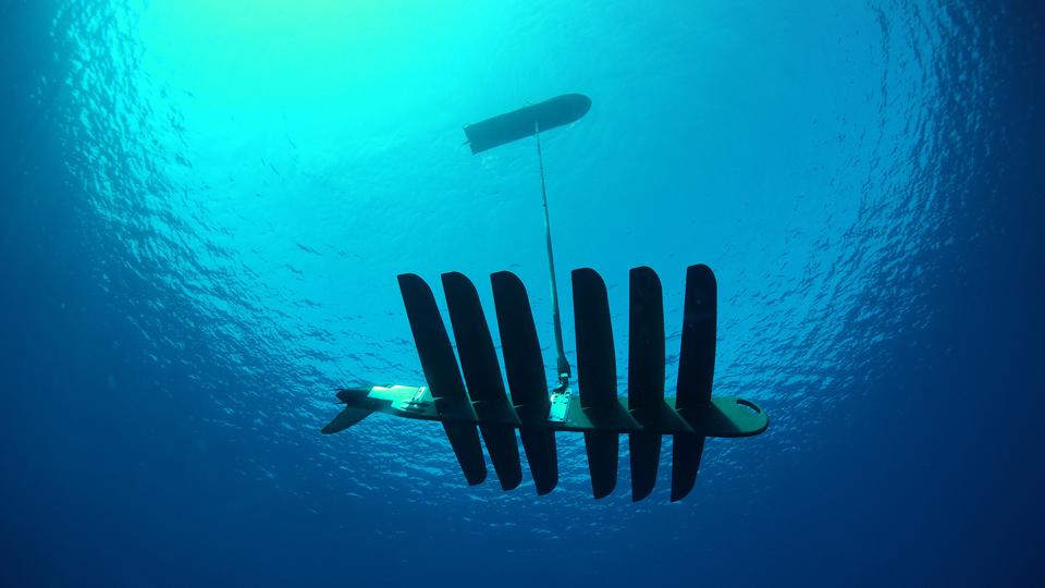Wave Glider propulsion