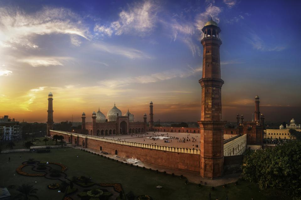 Badshahi Mosque or Imperial Mosque Lahore Pakistan tourism coronavirus COVID