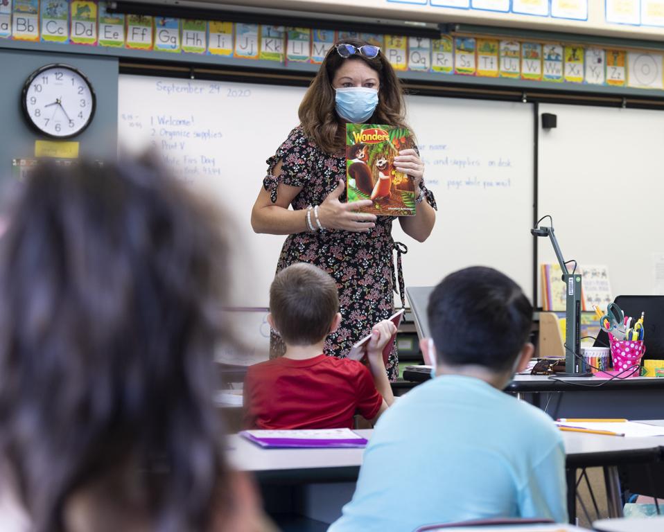 Students return to in-person instruction in Orange County, CA