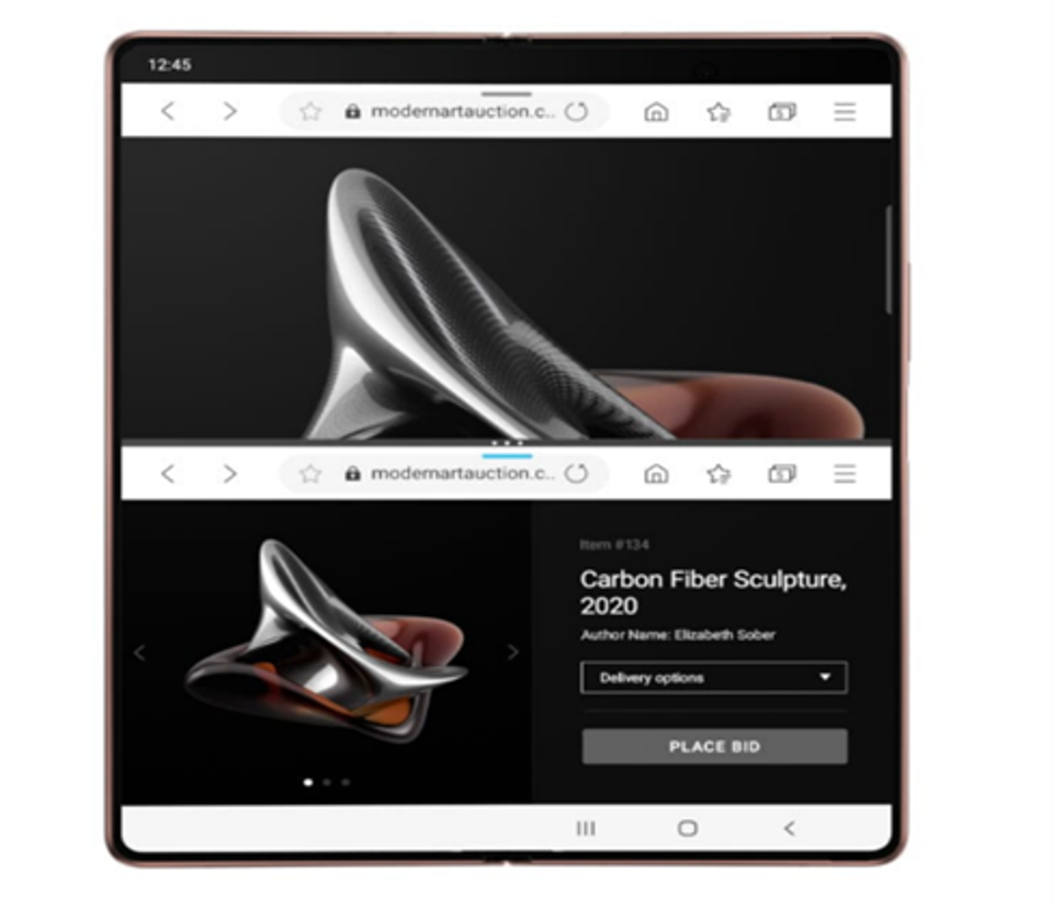 Modern Art: Carbon Fiber Sculpture