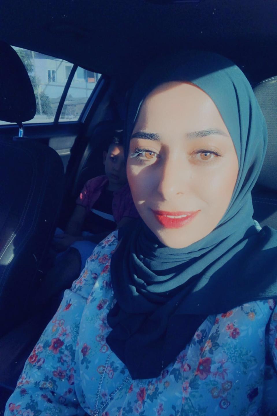 Elham Edaes in headscarf