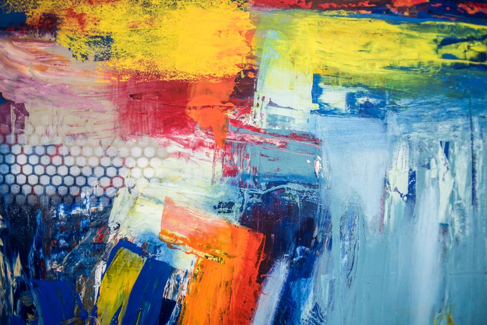 abstract oil paint texture on canvas, background