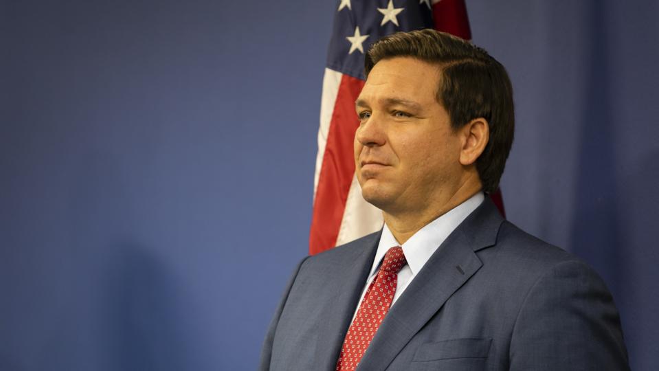 Florida Governor DeSantis And Government Officials Give Hurricane Season Update At Miami-Dade Emergency Operations Center
