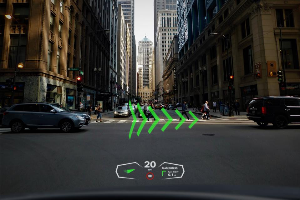 The Envisics multi-plane, augmented reality heads up display is coming to the Cadillac Lyriq in 2022