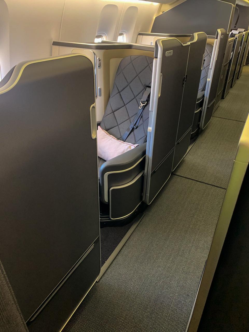 New British Airways First Class Suites Same Seat But With Closing Doors