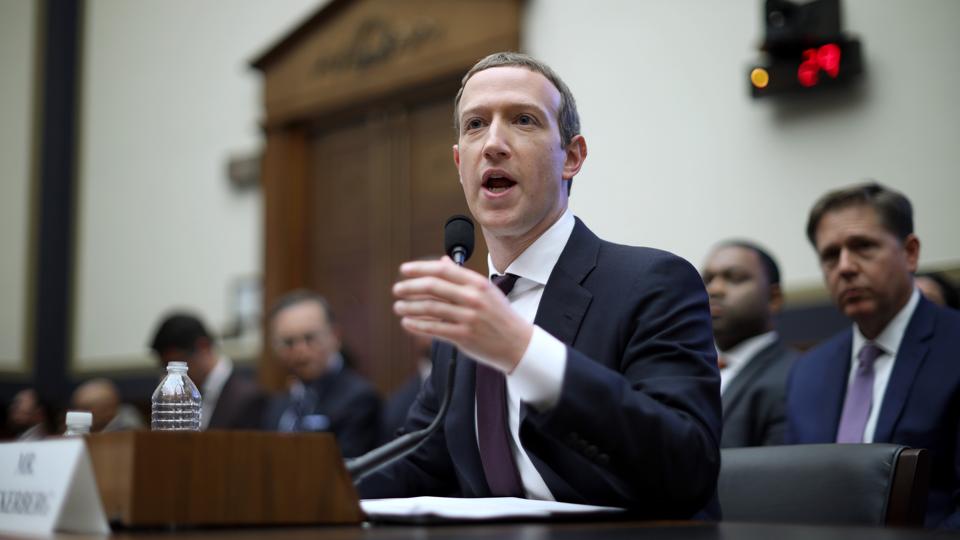 Facebook CEO Mark Zuckerberg Testifies Before The House Financial Services Committee