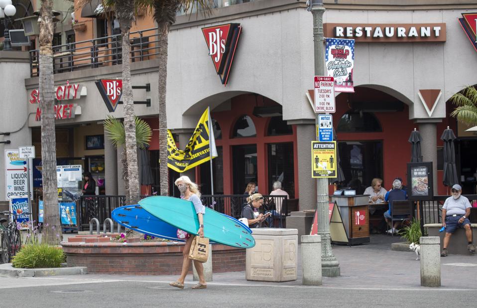 Main Street in Huntington Beach, CA.