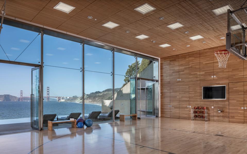 indoor basketball court