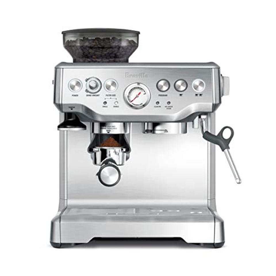 Breville BES870XL Barista Express Espresso Machine, Brushed Stainless Steel