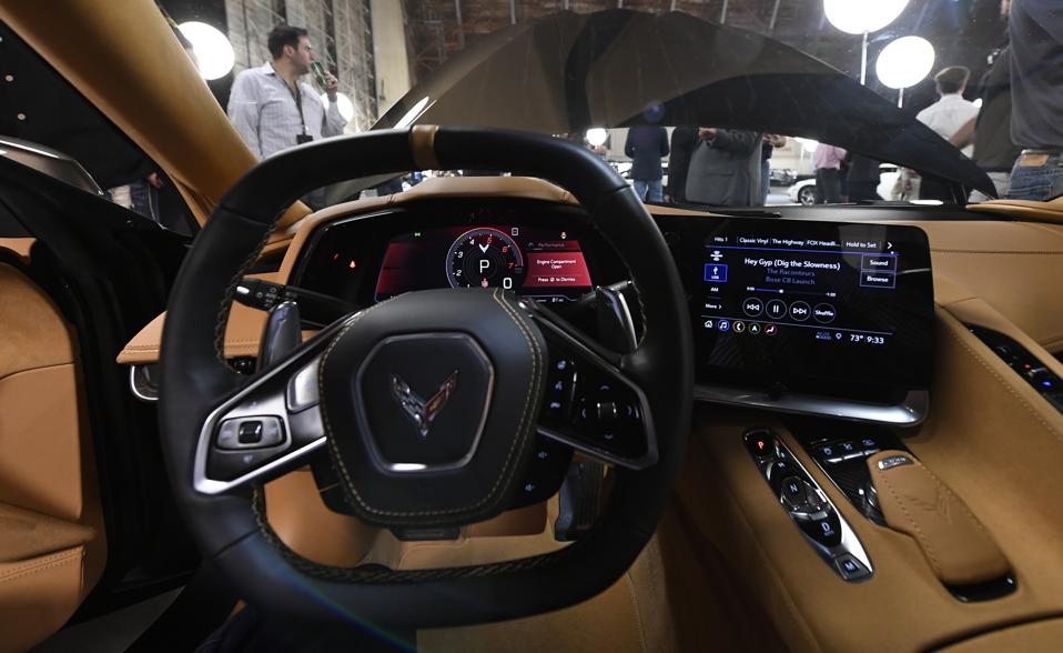 General Motors Unveils Its New Corvette In California
