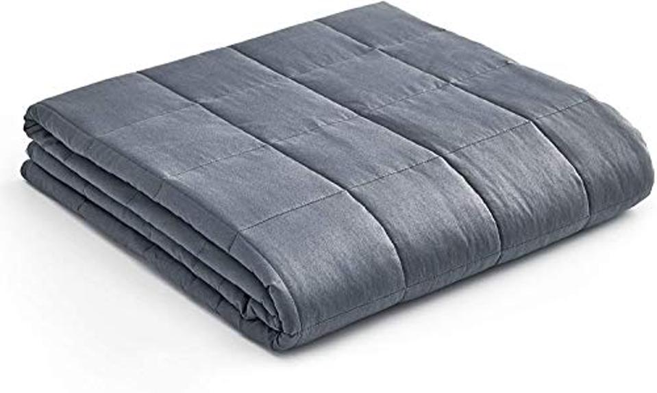 YnM Weighted Blanket — Heavy 100% Oeko-Tex Certified Cotton Material with Premium Glass Beads