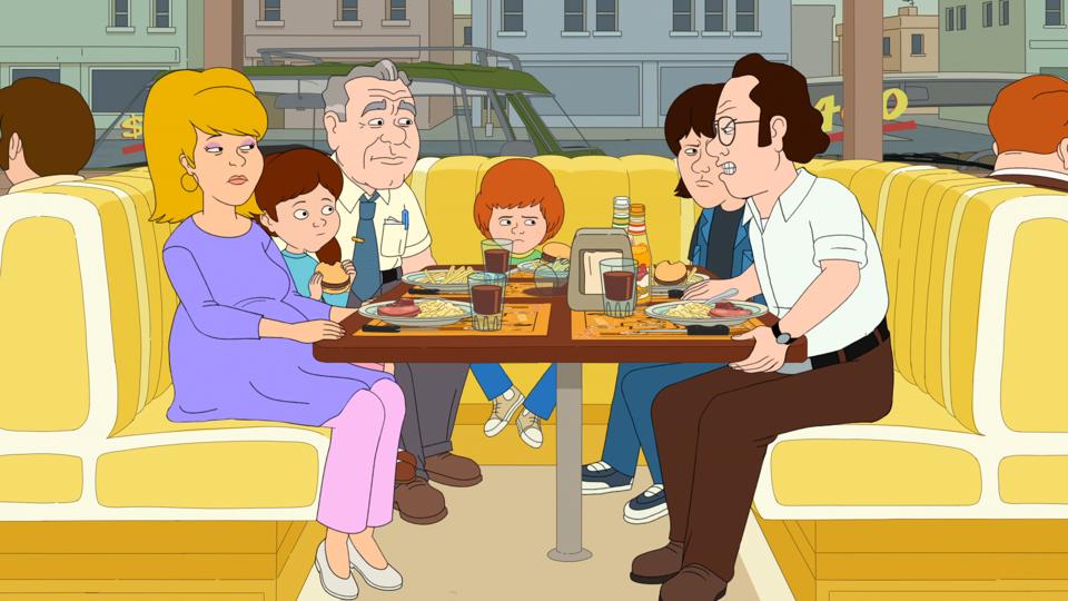 A still from Netflix's F is For Family